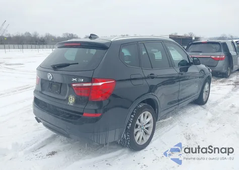 2017 BMW X3 xDrive28I z USA, uszkodzony, nr VIN 5UXWX9C35H0T21834